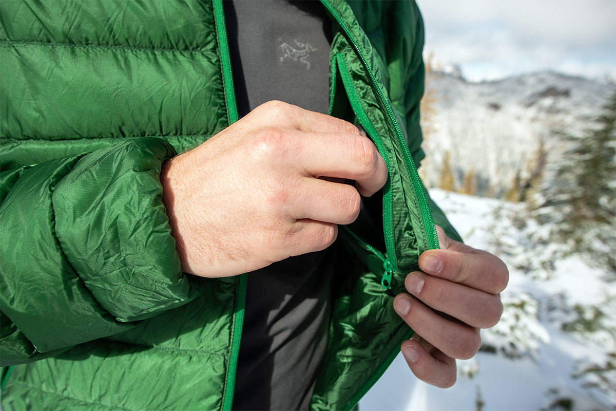 Arc'teryx Cerium LT Hoody (interior pocket)